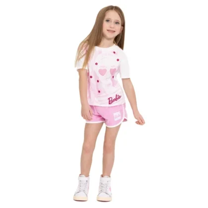 Barbie Toddler Girls T-Shirt and Shorts Set, 2-Piece, Sizes 2T-5T